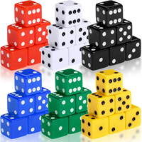 Dés en acrylique gravés sur mesure avec logos pour jeux de rôle de casino 16 mm