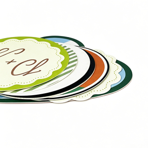 HG2358 fornitore all'ingrosso Bar Drink Coaster personalizzato stampato cartone cartone quadrato rotondo <span class=keywords><strong>sottobicchieri</strong></span> di carta assorbente - Product Image 3