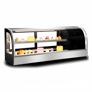 <span class=keywords><strong>Vitrine</strong></span> réfrigérée pour pâtisserie de boulangerie commerciale avec refroidissement par air et contrôle numérique de la température - Product Image 3