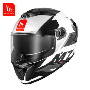 Casque de moto intégral MT THUNDER 4, nouveau modèle ABS, double visière, certifié DOT, fabricant de casques de motocross. - Product Image 4