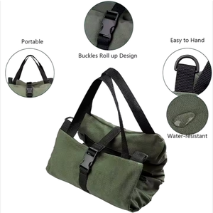 Super Roll Tool <b>Bag</b> Canvas Organizer Bucket Car First Aid Kit Wrap Pouch - Product Image 2