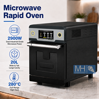 Four à micro-ondes multifonctionnel commercial MA-K03-6500 pour comptoir, chauffage rapide, 20L, pour boulangerie et restauration