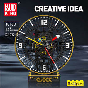 Ensemble de blocs de construction d'horloge mécanique à moteur Mould King 10160, kit de modèle créatif DIY, cadeau pour adultes - Product Image 2