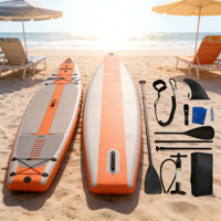 Tabla de Paddle Surf Inflable de Carreras con una Sola Aleta, Duradera, de 12 Pies, con Accesorios Premium, Venta al por Mayor