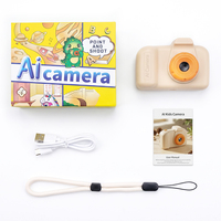 Cámara Portátil con IA de Doble Lente Ai01, Formato M-JPEG AVI, Tarjeta TF de hasta 32 GB, Zoom, Juguete Educativo para Niños, Regalo
