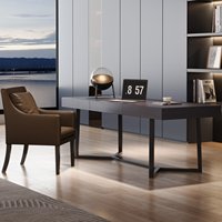 Meubles de table italiens de luxe modernes pour la maison, le bureau, le bureau informatique, la table d'écriture, nouveaux meubles de bureau décorés