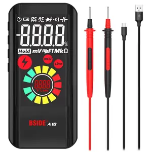 A10 9999 đếm Điện áp Tester không liên hệ với vôn kế kỹ thuật số thông minh vạn năng Máy dò điện cho các biện pháp AC/DC điện áp