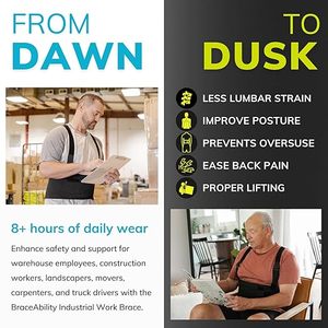 Penjepit punggung kemampuan bekerja tali selempang yang dapat dilepas industri perlindungan nyeri punggung bawah perangkat koreksi traksi - Product Image 6