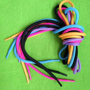 CT001-7カスタムカラー4mm5mm丸い靴ひもブーツスポーツ靴ひもウエストロープひも付き透明ヒント付き - Product Image 6