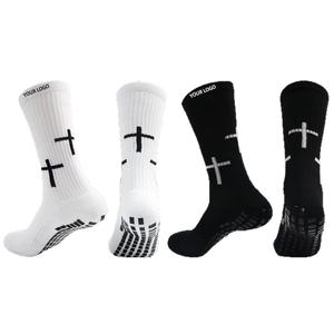 Calcetines Deportivos Personalizados de Fábrica para Hombre, Calcetines de Fútbol de Nailon y Algodón con Logotipo, Antideslizantes, de Tubo Alto, de Alta Calidad - Product Image 6