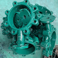 4 POUCES ANSI 150LB Corps en fonte EPDM Siège Manuel Lug Butterfly Valve avec goupille