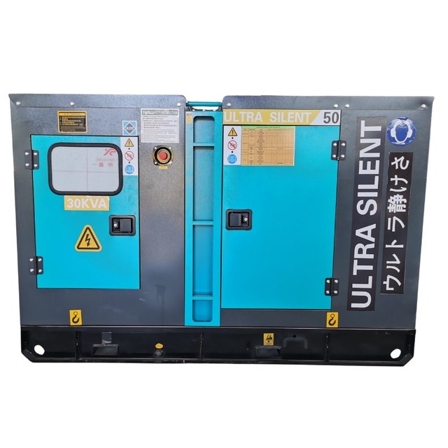 Auto-Start 40kva Silent Diesel Generator with 30kw Rated Power Portable with Low Noise 400v Excitation Various Voltages