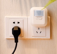 Enfichable-veilleuse à Induction de corps humain, luminosité réglable, avec télécommande, stocks en ue, nouveau