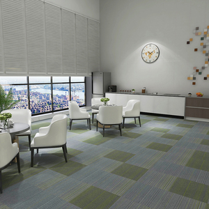 Losetas de Alfombra Comerciales de Nailon con Diseño de Rompecabezas, Ecológicas, Antideslizantes, Cuadradas, de 50x50cm, para Oficina y Sala de Estar - Product Image 1