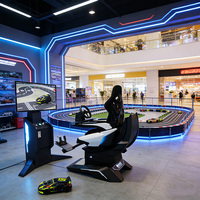 Simulador de Carreras de Autos con Realidad Aumentada para Parques de Diversiones Comerciales Interiores, Simulador de Conducción con Movimiento 3 DOF