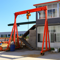 Mini-grue portique simple de 3 tonnes, légère et portable, pour atelier, garage, levage en intérieur