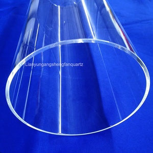 Tubo in Vetro di Quarzo Trasparente di Grande Diametro 1000mm 900mm 800mm 700mm 600mm 50mm per Fotovoltaico - Product Image 2