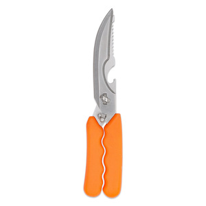 <b>Kitchen</b> <b>Scissor</b> Stainless Steel Orange Handle Elbow Shape For Home Use - Product Image 4
