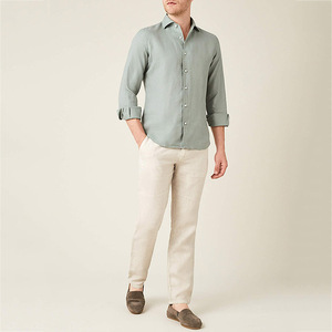 <span class=keywords><strong>Pantaloni</strong></span> lunghi da <span class=keywords><strong>uomo</strong></span> Casual <span class=keywords><strong>estivi</strong></span> personalizzati <span class=keywords><strong>pantaloni</strong></span> di <span class=keywords><strong>lino</strong></span> leggero per <span class=keywords><strong>uomo</strong></span> - Product Image 2