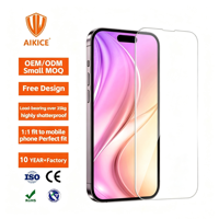 Film de protection en verre trempé haute définition 9H 2.5D pour iPhone 18 Pro Max 17 Air 16 Pro Max Plus – Durable pour téléphone portable