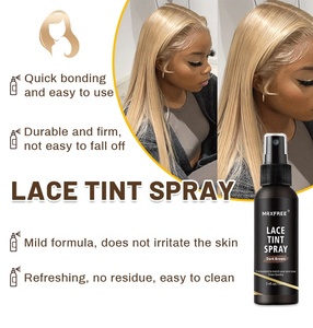 Bán Buôn Nâu Nhuộm Phun Cho Tóc Giả Ren Tint Phun Cái Nhìn Tự Nhiên Da Đầu Da Tone Ren Tint Tạo Kiểu Tóc Sản Phẩm - Product Image 5