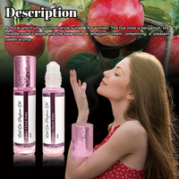 Logo personnalisé bergamote agrumes pomme crème musc arôme fruité parfum original d'huile essentielle 10ml huile de parfum pour femmes aux phéromones roll-on