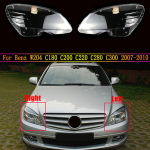 Scheinwerfer linse für Mercedes-Benz W204 C180 C200 <span class=keywords><strong>C220</strong></span> C280 C300 2007 ~ <span class=keywords><strong>2010</strong></span> Scheinwerfer abdeckung Ersatz Front auto licht Auto Shell - Product Image 6