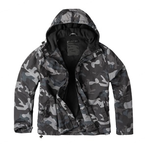 Chaqueta de Invierno Oversize de Camuflaje Vintage Impermeable con Cremallera, Abrigo Exterior de Moda Camo - Product Image 3