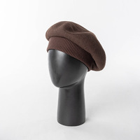 JAKIJAYI automne hiver vente chaude mode femmes laine plat haut Lvy chapeau amérique rétro couleur unie béret casquette chapeau pour filles dames