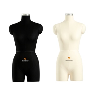 Maillot de bain japonais Beifuform pour femmes, modèle de robe drapée 3D, modèle sur mesure, maquette de bikini de haute qualité, mannequin féminin demi-corps - Product Image 4