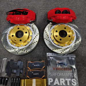 Kit <span class=keywords><strong>de</strong></span> freinage avec étrier 4 pistons et rotor <span class=keywords><strong>de</strong></span> 285 mm pour Toyota Aygo, Honda Fit, Civic, Integra DC2, Accord FD2, EK - Product Image 1