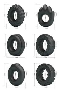 Anneau de pénis en Silicone en vrac fou anneau de pénis anneau de sperme pour hommes jouets sexuels pour hommes Masturbation éjaculation retardée érection plus forte - Product Image 4