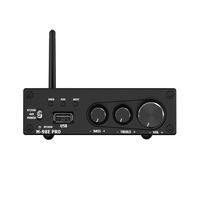 Amplificateur de puissance professionnel intégré 2 canaux 160W, mixeur audio avec MP3/USB/SD/FM sans fil, amplificateur de subwoofer domestique
