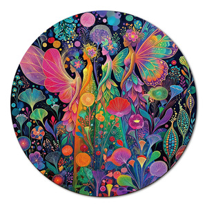 Rompecabezas Educativo para Adultos, 1000 Piezas, Diseño de Hadas Neon Bloom - Product Image 2