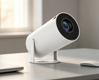 Mini projecteur HY300 amélioré, Android 12, double WiFi, BT5.4, 720P, 120 ANSI, décodage 4K, 500g, home cinéma portable, projecteur LED de poche