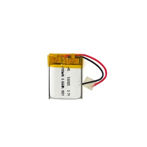 UL KC approved lithium battery 502025 rechargeable 3.7 V 180mAh LiPo battery for WTS Bluetooth earphone - Product Image 1