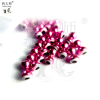 20 ans d'expérience fabricant fournit des perles d'haltères en tungstène en forme d'yeux colorés pour accessoires de pêche en plein air