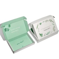 Boîtes cadeaux en carton biodégradable avec logo personnalisé, boîtes d'expédition recyclées avec impression personnalisée, boîtes blanches pour l'emballage