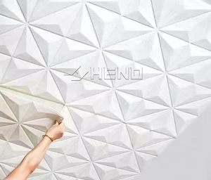 Papier peint en mousse 3D autocollant pour chambre d'enfant Wyc, revêtement mural texturé en PVC, feuilles de plastique ignifuges pour murs intérieurs - Product Image 2