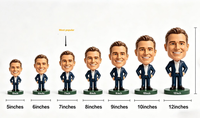 Figurine bobblehead personnalisée à partir de photo, poupée bobblehead artisanale en résine pour le sport, les mariages, les médecins, les souvenirs militaires