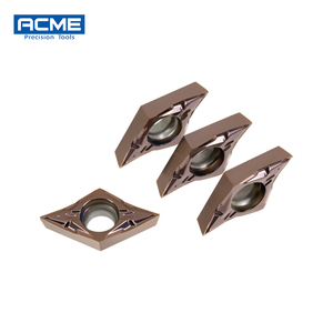 Plaquettes <span class=keywords><strong>de</strong></span> tournage <span class=keywords><strong>de</strong></span> haute précision en carbure <span class=keywords><strong>de</strong></span> tungstène pour usinage fin DCGT11T301-FS, petit rayon, pour acier inoxydable et alliage <span class=keywords><strong>de</strong></span> titane - Product Image 3