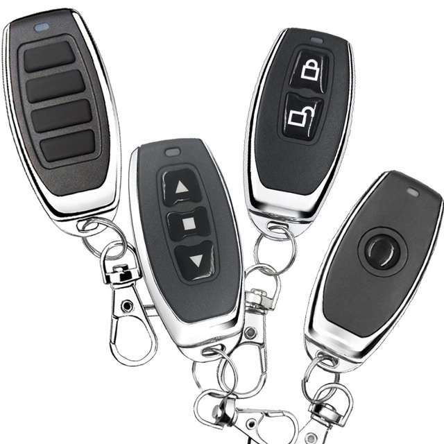 Universal 433 Mhz RF Remote Control Learning Code Remote Control 4 Channel Remote for Home Garage Door