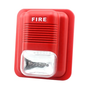 Avertisseur sonore <span class=keywords><strong>d</strong></span>'<span class=keywords><strong>alarme</strong></span> <span class=keywords><strong>incendie</strong></span> à LED rouge 12V CC de haute qualité, en ABS, avec lumière stroboscopique, installation facile, portée de <span class=keywords><strong>d</strong></span>étection 10-20m pour utilisation en urgence - Product Image 5
