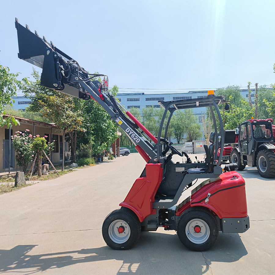 Hydrostatic Hydraulic Mini Wheel Loader DY620 Ce, Fops & Rops Certified ...