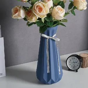 北欧圆柱花卉花瓶家居装饰现代简约人造花花瓶