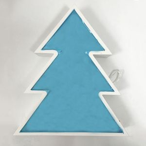 LED Battery Powered Artificial Desk Christmas <b>Tree</b> 3D Mirror Night <b>Light</b> Eco-Friendly for Home Decoration - Product Image 6