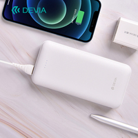 Power Bank Devia 20000mAh Dual Input & Output Bersertifikasi CE ROHS Pengisi Daya Portabel