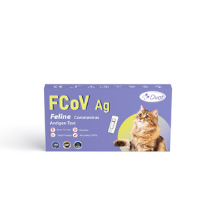 ชุดตรวจสัตว์เลี้ยงแบบพิเศษสำหรับการตรวจหาเชื้อไวรัสโคโรนาในแมว (FCoV) แบบ DVOT ข้ามพรมแดน, ชุดตรวจหาแอนติเจนโคโรนาไวรัสในแมว, ชุดตรวจคัดกรองลำไส้แมว - Product Image 3