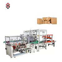 Ensacheuse de cartons à chargement latéral entièrement automatique, érecteur de cartons RSC/HSC, scellage par ruban adhésif thermofusible, pompe motorisée, multifonctionnelle