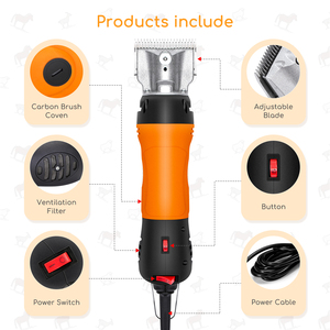 Nobiltà professionale 550W Kit prodotti per la cura del cavallo macchina elettrica Clipper per la tosatura di cavalli e pecore - Product Image 5